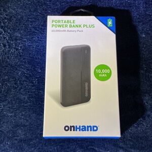 Black Portable Power Bank Plus - 10,000mAh Charger